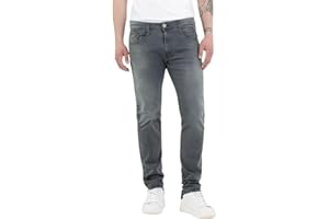 Replay Men's Anbass Slim Fit Jeans with Power Stretch