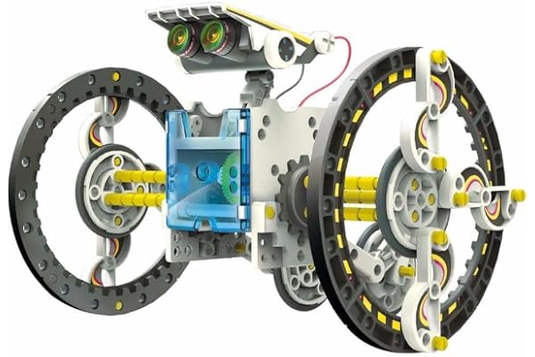 Robot Solaire 15 en 1 - Kit de Jouets solaires - 15 modèles de Construction