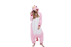 SimZoo Animal Costume, Adult One-Piece Pyjamas, Cosplay, Carnival, Autumn and Winter, Unicorn