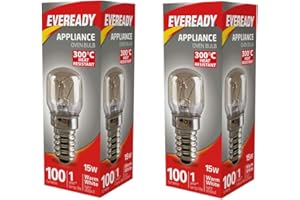 2x Eveready Appliance Bulb 15W