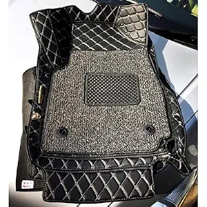 Coozo Faux Leather 7D Car Mat for Tata Tiago ( Black )