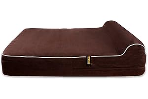 KOPEKS Housse de Rechange Remplacement Uniquement pour Notre Lit pour Chien - 89 x 71 x 14 cm - Marron - Grand