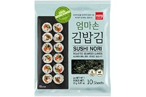 STARRY ASIAN MARKET Wang Brand Sushi Nori Roasted Seaweed (10 Sheets) 23g