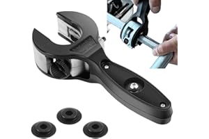BRTNUP Coupe-tube à cliquet avec 3 roues de coupe de rechange, coupe-tubes en cuivre, coupe-tubes de précision, pour tubes en acier inoxydable et en cuivre, 8 à 29 mm, particulièrement adapté pour les zones