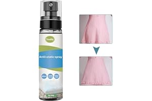 TOULIFLY Antistatisches Spray für Kleidung, Auto und Textilien – schnelle Wirkung, 100 ml