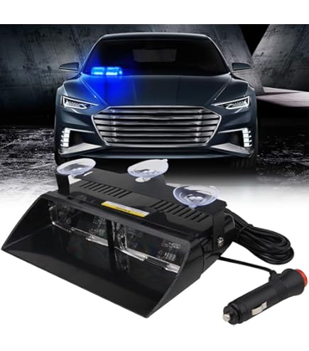 16 Led Lumière D'Avertissement Stroboscopique D'Urgence De Voiture