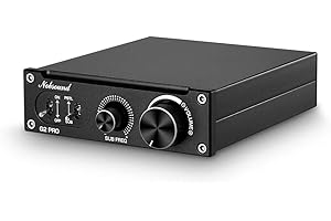 Nobsound G2 PRO 300W Subwoofer Amplifier, Mini Mono Channel Class D Integrated Sub Amp, Full-Frequency and Bass Switchable Home Theater Audio Amplifier for Passive Speakers/Active Subwoofer