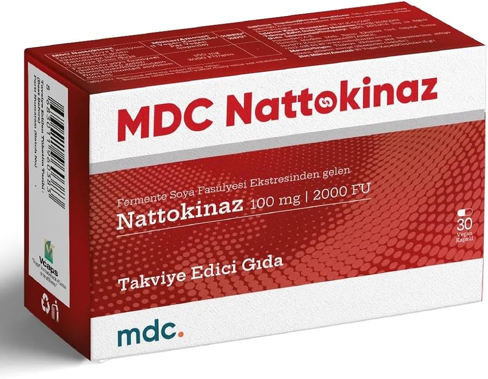 MDC Nattokinaz 30 Vegan Kapsül