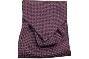 Avantgarde UOMO VARI ascot di seta foulard da collo CASHE COL BLU con disegni a FIORI SETA