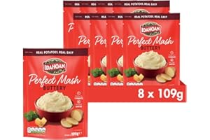 Idahoan Buttery Potato Mash Potatoes Pack of 8 x 109g