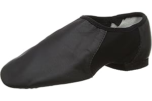 Bloch Taniec damskie Neo-Flex skóra i neoprenowe wsuwane na podzielonej podeszwie buty Jazz