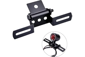 ANKI HAPPIGO Universal Motorcycle License Plate Holder Adjustable Folding License Plate Holder Bracket For Motorcycle Scooter ATV UVT