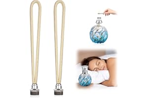Qaestuan 2PCS Stoppino per Lampe Berger, 13mm Stoppino Lampada Catalitica, Stoppino per Lampada ad Olio Sostituzione di Fragranza, Bruciatore Catalitico Aromaterapia Diffusore Ricarica
