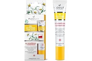 ‎FLOSLEK FLOSLEK Deck- und Unteraugen-Gel mit Augenschutz und Champagner, 15 ml