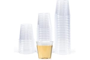 CHEERHOM 50 bicchierini da liquore in PS, 30 ml, per dolci, riunioni, cocktail party