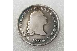 DDTing Dollars Morgan de 1794 antique Liberty – Grande pièce américaine – Pièces de monnaie commémoratives américaines – Grande découverte de l'histoire des pièces américaines