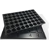 Stabile Anzuchtsplatte mit 54 Pflanzlöchern + Untersetzer QuickPot QP-54R