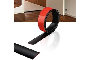 ZTVOWTO 100cm×4cm PVC Threshold Strip, Self-Adhesive Transition Strip, Door Carpet Strip for Connecting Floor Gaps, Carpets, Tile Tiles(Black)