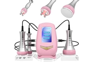 HOAKYA Cavitacion y Radio-frecuencia Facial y Corporal 40k, Masajeador Anticelulitico 3 en 1 Máquina Ultra-sonido Para Reafirmar y Modelar Estiramiento de la Piel