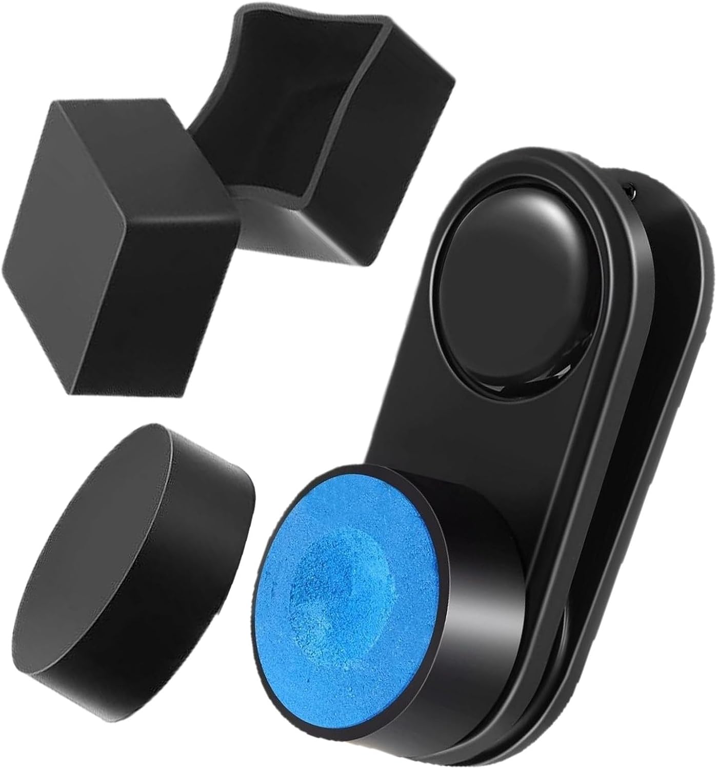 Soporte magnético para Tiza de, contenedor a Prueba de Fugas con Cierre Seguro para Accesorios de Juego de, Herramientas de práctica para Miembros del hogar, salón, Bar, Club