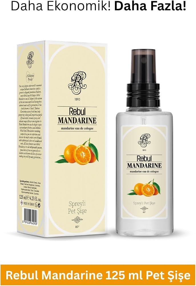 Rebul Mandalina Eau De Cologne 125 ml Kutulu