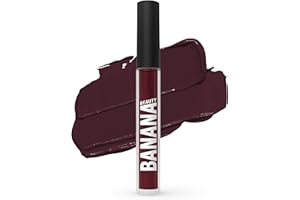 Banana Beauty Semi Matte Liquid Lipstick con tenuta fino a 10 ore (Choco Loco/marrone scuro) – rossetto matte per labbra grandi – labbra idratate e volumizzate