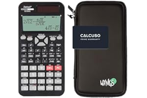 ‎REBELL Rebell SC2060S Taschenrechner inklusive Schutztasche von WYNGS in Schwarz - Basic Set