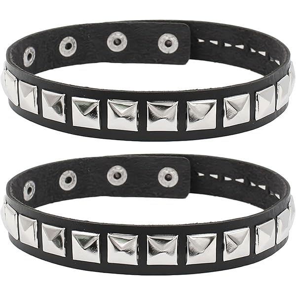 AUNGCSHE punkriem met klinknagels voor dames en heren, herenhip hopriem voor dames, 110CM en 120CM studded belt voor jeans, broeken, gothic rockwear, punk accessoires, 120 cm