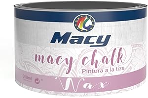Macy-Chalk Wax. Cera para Proteger la Superficie Redecora tus muebles. 300 Mililitros. Incoloro