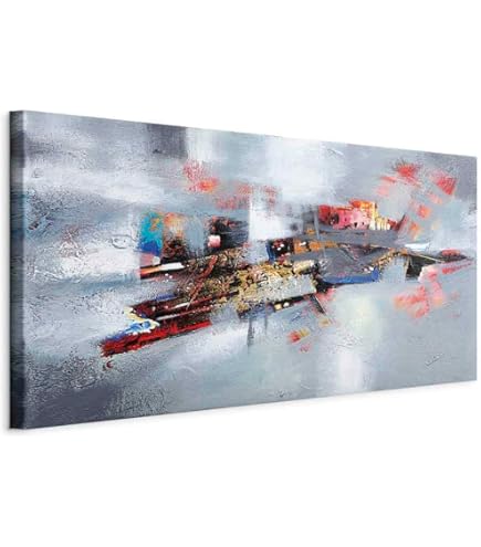 Tableau Decoratif Abstrait Arbre Moderne 60x40 Cm Xxl Impression Sur Toile Décoration Murale