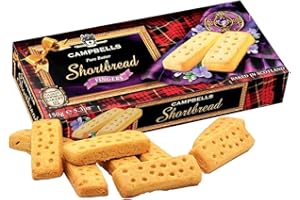 CAMPBELLS SHORTBREAD Campbells All Butter Shortbread Fingers - Traditional Shortbread in Carton, Product of Scotland