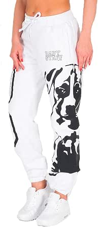 Amstaff - Pantaloni Sportivi - Donna Bianco S : Amazon.it: Abbigliamento