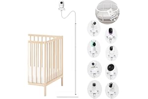 Derebir Baby Monitor Floor Stand Holder Flexible Baby Camera Mount Holder Compatible with Philips Avent/GHB/Hellobaby/Blemil/Momcozy/litokam/jeeber/eufy/BOIFUN 6T/Comfyer Baby Camera (68.8 inch)