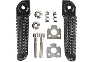 XMT-MOTOR Moto Poggiapiedi Pedane Passeggero Posteriore Adatto per Yamaha YZF-R1 2002-2020 YZF-R6 2003-2020