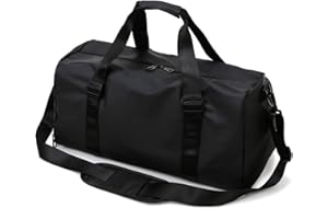 ZINGSO Torba sportowa na siłownię, dla mężczyzn i kobiet, torba podróżna z przegrodą na buty i kieszenią na mokro, duża pojemność, torba weekendowa, z paskiem na ramię, na siłownię, do uprawiania sportu,