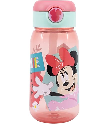 Borraccia Frozen Per Bambini 510ml - Con Cannuccia E Tappo Anti Fuoriuscite - Foto 3