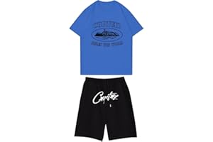 GENERIC Corteiz Ensemble Corteiz Jogging Corteiz Homme Corteiz Femme Vetement De Sport Running Corteiz Short De Sport Et Corteiz Manche Courte Sportwear 2024 Nouveau Mode Ensemble de Survêtements Homme Été