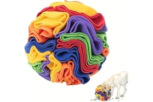 Wasaii Snuffle Toys for Dogs Snuffle Ball for Dogs Sniffle Interactive Treat Game For Dog Interactive Dog Toys Snuffle Mat Foraging Mat Dog Puzzle Toy (L Size: 20cm)