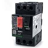 DewinLVD Motor Circuit Breaker 4-6.3A, 690V AC, GV2ME10 Three-Phase Motor Guard, Magnetothermal Circuit Breaker, Motor Protec