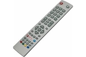 FOXRMT New Replacement Sharp TV Remote Control for Sharp Smart TV with F-Play Netflix buttons - No Setup Required