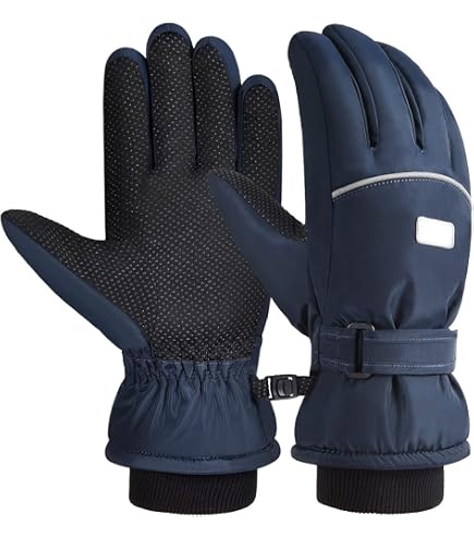 Gants Hiver Enfants Écran Tactile - Anti-Froid, Anti-Dérapant - 6-12 Ans