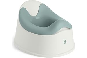 KIKKA BOO KikkaBoo Vasino NIMO per Bambini, Ergonomico e Leggero, 12–36 Mesi, Contenitore Removibile, Facile da Pulire, Materiale Atossico, Perfetto per L’Autonomia, Verde Salvia