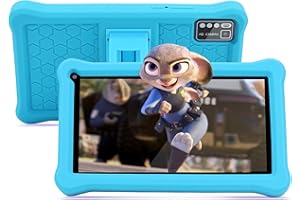 Thunrlge Tablette 7 Pouces pour Enfants Android 11, 3 go de RAM 32 go de Rom 128 go d'extension, Logiciel pour Enfants préinstallé, certifié Google, WiFi, Bluetooth.
