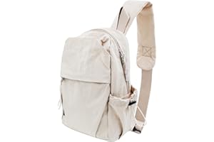 CHEESANHERR Bolso de Pecho, Mochila Cruzada, Bolsos Cruzados Hombres, Mochila Hombro Mujeres, Crossbody Sling Bag Bandolera Cruzada para Caminar Viajar Ciclismo Senderismo Deportes al Aire