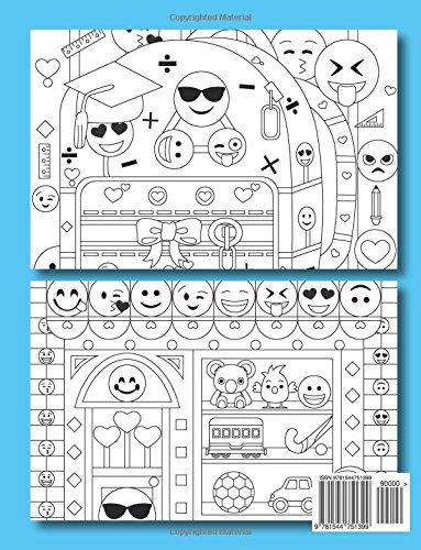 Emoji: A Coloring Book with 50+ Fun, Easy, and Hilarious Coloring Pages (Perfect Gift for Emoji Lovers)
