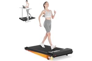 HomeFitnessCode Laufband mit Neigung - Walking Pad mit Steigunng Laufpad Gehband unter Schreibtisch Band Walkpad Treadmill für Zuhause