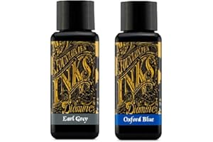 Diamine Fountain Pen Ink 30 ml – Earl Grey & Oxford Blue – 2 x Bottles
