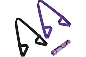 Dokeno 2 Pezzi Yoga Tracolla Regolabile Mat Strap Sling per Tappetino Yoga