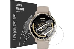 AOKUMA [2 Pack For Gamin Venu 4 41mm/Garmin Venu 3s Soft TPU Screen Protector,Flexible TPU Film [Not Glass], Scratchproof, Bubble Free,Case Friendly, HD Clear, Easy Installation