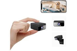 AOBOCAM Mini Kamera, WLAN 4K mit Cloud-Speicher - 150° Weitwinkel HD Überwachungskamera Innen- Drahtlose Sicherheitskamera mit Intelligente Bewegungserkennung/Nachtsicht/Energieeffiziente Akku (W06)